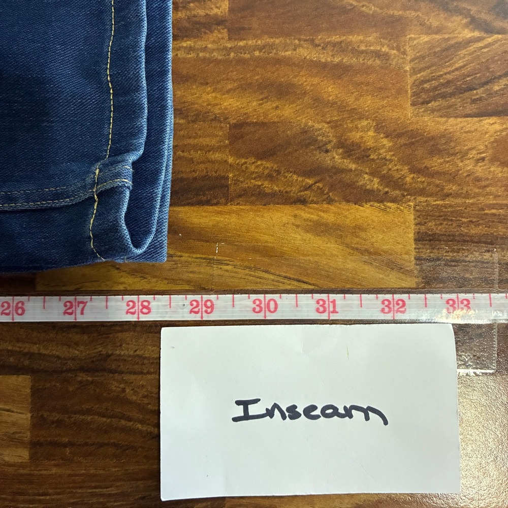 NEW Halara Flex Mid Rise Straight Leg Casual Jeans‎ with Pockets Size L - Picture 9 of 12